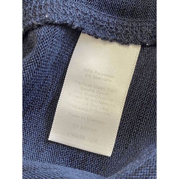 T by Talbots Knit Dress Lp Navy Blue Large Petite Active Atleisure - Picture 9 of 9